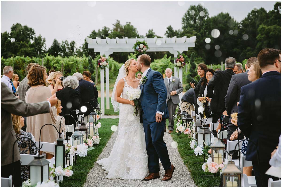 vineyard wedding photo