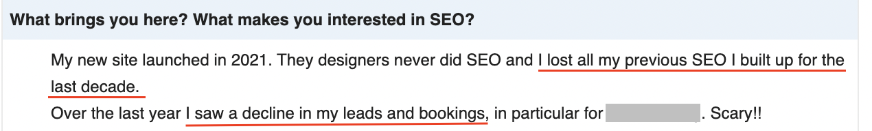 web designers didn't do SEO