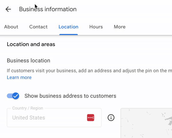 How to hide business address on GBP