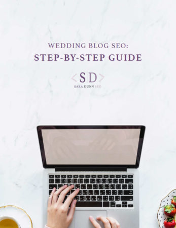 Wedding blogging step by step